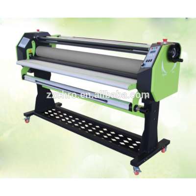 Automatic single side hot laminator with high temperature silicone roller