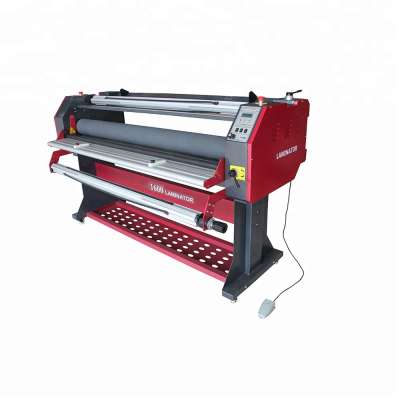 Automatic pneumatic cutting hot laminator with clipping film device